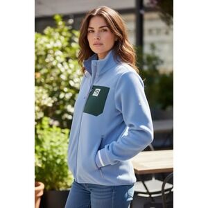 New Kari Traa Rothe Iris Midlayer Fleece Jacket Sz S Full Zip Gorpcore Womens